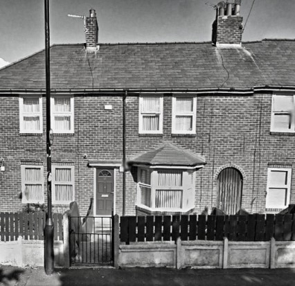 Kempton Bunton's council house at 12 Yewcroft Avenue in Newcastle.