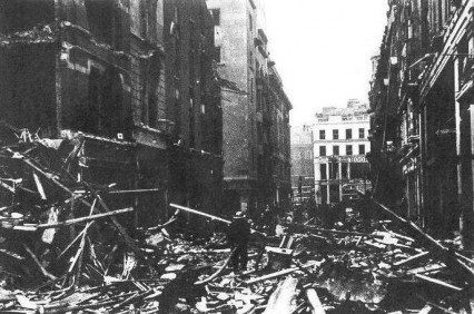 A devastated Jermyn Street, 17th April 1941