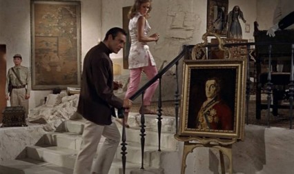 At about an hour into the first James Bond film released in October 1962, Dr Julius No shows 007 around his lair. At one point Bond does a double-take as he realises it’s Goya’s Duke of Wellington portrait perched on an easel by some stairs.