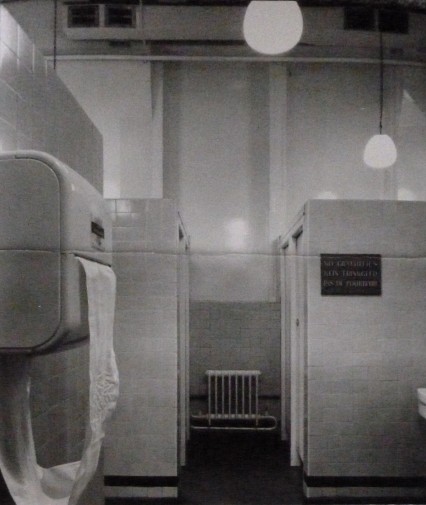 The Gents in the National Gallery as they were in 1961.