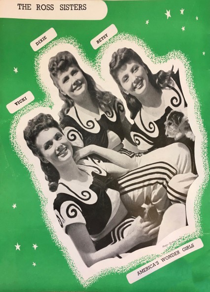 The Ross Sisters, from the Piccadilly Hayride programme