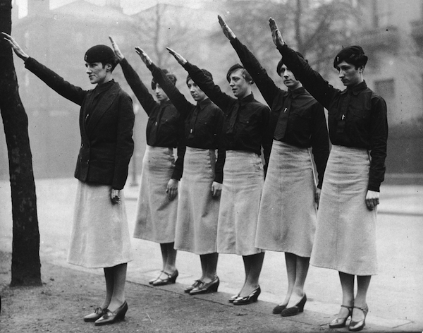 www.nickelinthemachine.com/wordpress/wp-content/uploads/Women-fascists-saluting.jpg