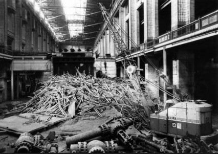 The cathedral of rubble on 9th July 1981