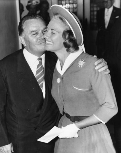 Billy Butlin marrying his late wife's sister in 1959. 