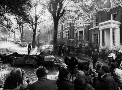 The world's press on the morning of the explosion at Campden Hill Square