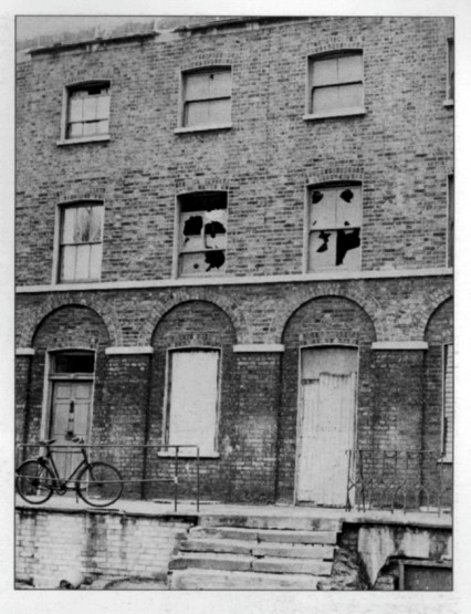 The house in Pownall Terrace in Lambeth, where Charlie Chaplin once lived. It was demolished in 1968.