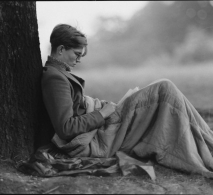 Colin Wilson on Hampstead Heath, 1956