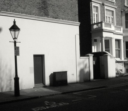 The once green door that led down to The Gateways club