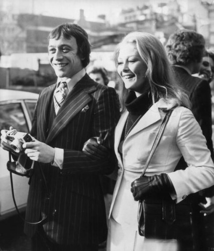 Robin Nedwell and Jenny Handley in 1973.