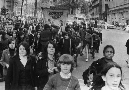 Marching to Trafalgar Square, 17th May 1972