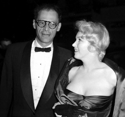 Marilyn and Miller at the opening night of View From a Bridge