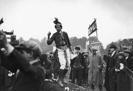 Monolulu at Epsom on Derby day 1923