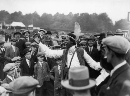 Prince Monolulu at the Epsom races in 1927