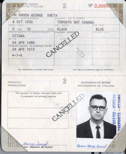 The fake passport used by James Earl Ray