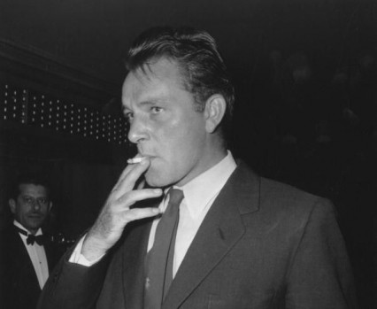 Richard Burton at the opening night of the film 1958