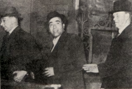 Udham Singh leaving Caxton Hall after his arrest, March 14th 1940